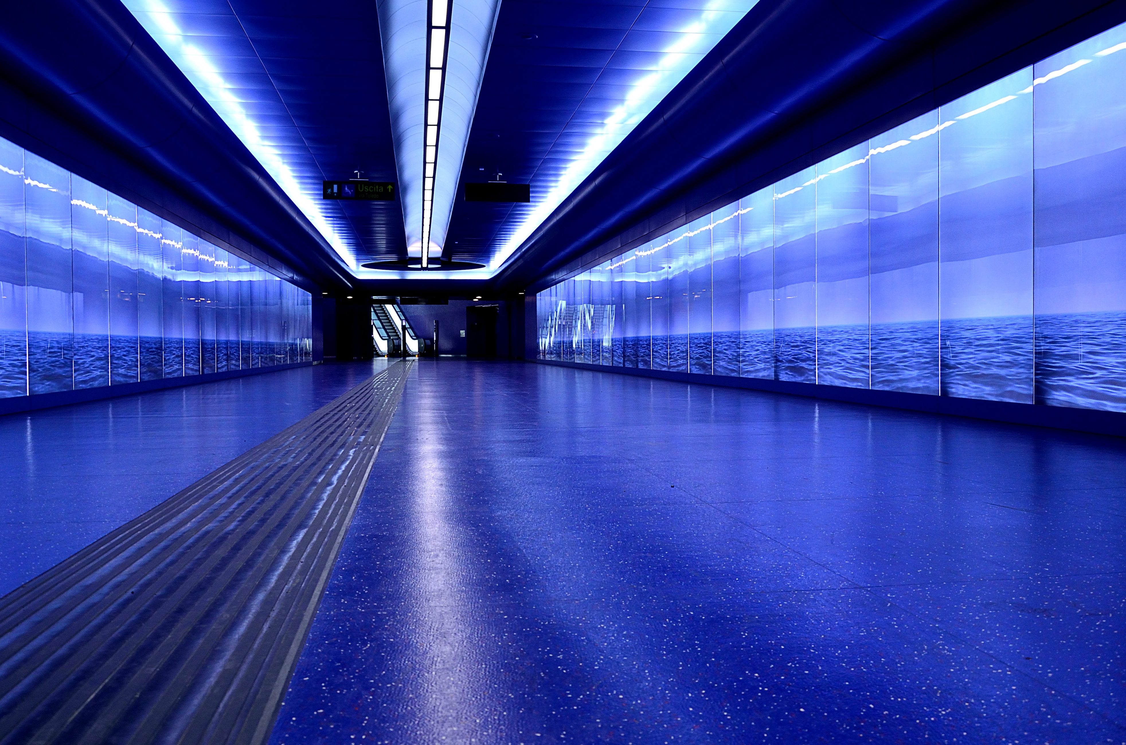 La stazione Diaz ed il tunnel del mare.